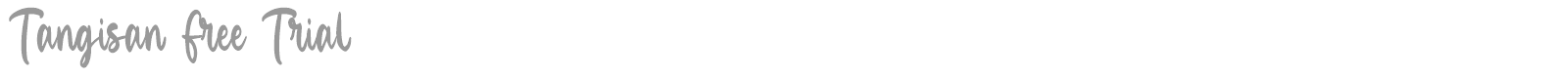 Tangisan font preview